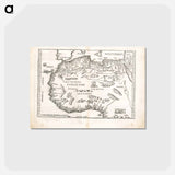 アートポストカード-Tab. mo. primae partis Aphricae, et tabula secunde partis Aphricae
 - ボストン公共図書館 Postcard.