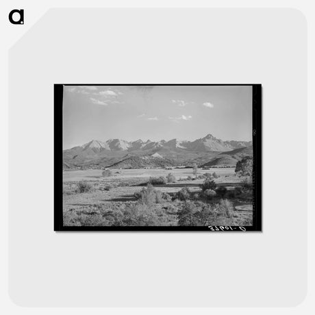 アートポストカード-Ouray County Mountains
 - ラッセル リー Postcard.
