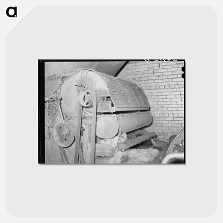 アートポストカード-Cotton Linter Machine
 - ラッセル リー Postcard.