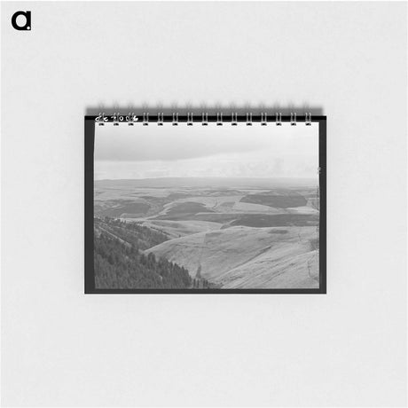 アートメモ帳-Winchester Hill Wheat Fields
 - ラッセル リー Memo.