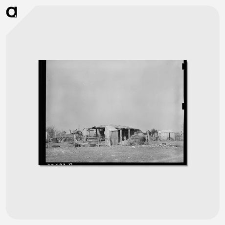 アートポストカード-Mexican District Outbuildings
 - ラッセル リー Postcard.