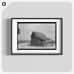 アートポスター-Sharecropper's Shed and Garage
 - ラッセル リー Poster.