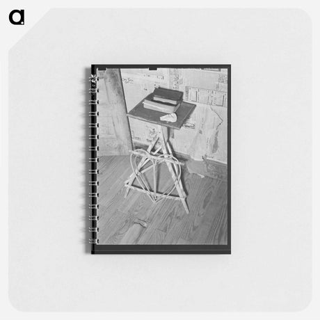 アートメモ帳-Bibles on Wicker Table
 - ラッセル リー Memo.