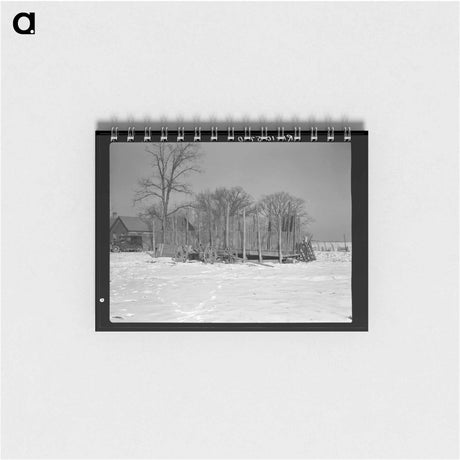 アートメモ帳-Corncrib on James Simmons Farm
 - ラッセル リー Memo.