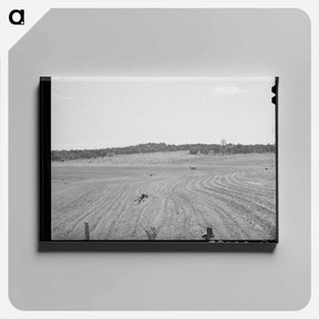 アートパネル-Pie Town Plowing
 - ラッセル リー Canvas.