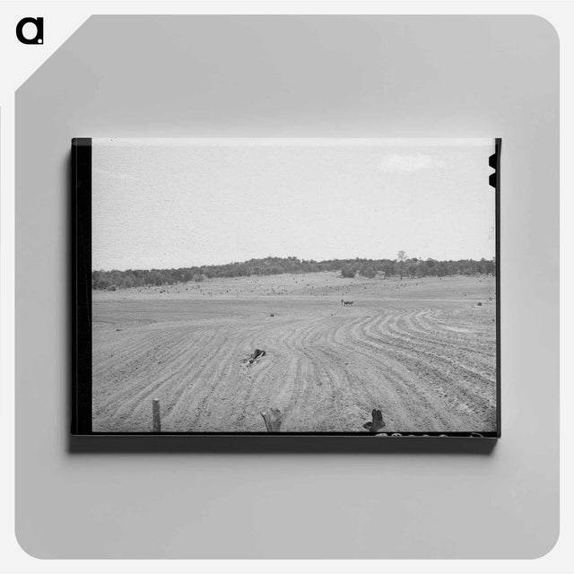 アートパネル-Pie Town Plowing
 - ラッセル リー Canvas.