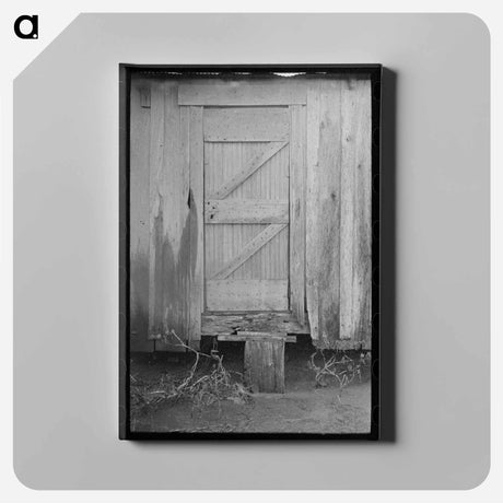 アートパネル-Sharecropper's Back Door
 - ラッセル リー Canvas.