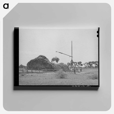 アートパネル-Haying in Maricopa County
 - ラッセル リー Canvas.