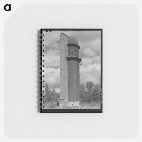 アートメモ帳-Bonners Ferry Grain Elevator
 - ラッセル リー Memo.