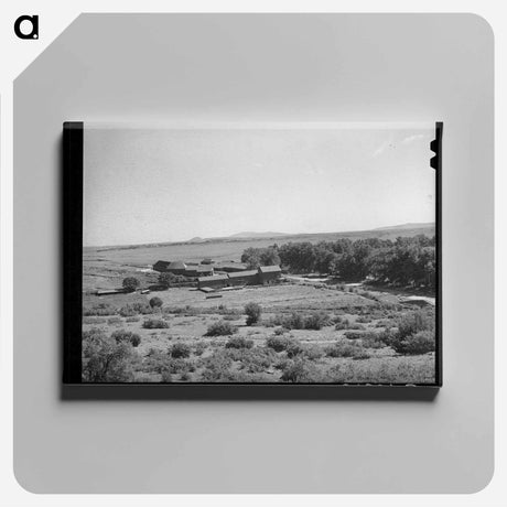 アートパネル-Mora River Valley Farm
 - ラッセル リー Canvas.