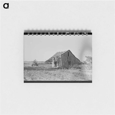 アートメモ帳-Tractor Plowing, Wagoner County
 - ラッセル リー Memo.