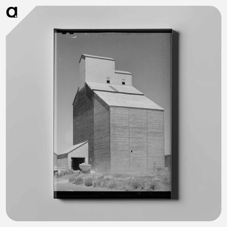 アートパネル-Wheat Elevator at Eureka
 - ラッセル リー Canvas.