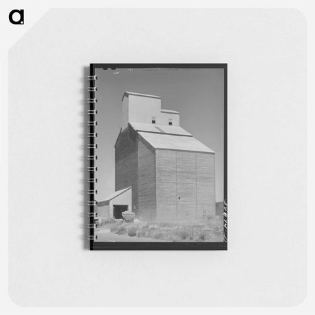 アートメモ帳-Wheat Elevator at Eureka
 - ラッセル リー Memo.