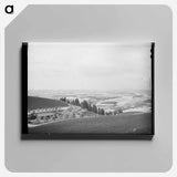 アートパネル-Wheat Fields from Winchester Hill
 - ラッセル リー Canvas.