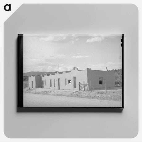 アートパネル-Adobe House, Penasco
 - ラッセル リー Canvas.
