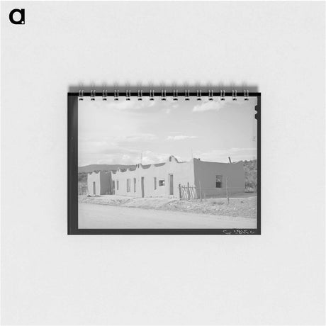 アートメモ帳-Adobe House, Penasco
 - ラッセル リー Memo.