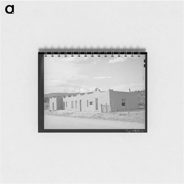 アートメモ帳-Adobe House, Penasco
 - ラッセル リー Memo.