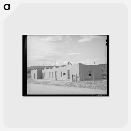 アートポストカード-Adobe House, Penasco
 - ラッセル リー Postcard.