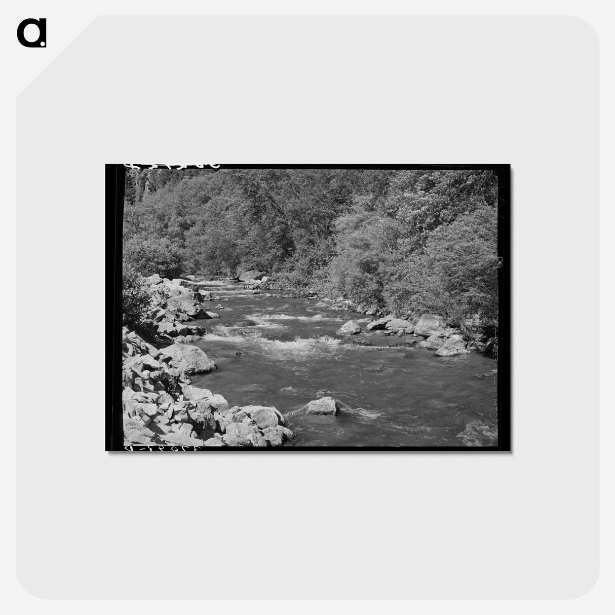 アートポストカード-Logan River, Cache County, Utah
 - ラッセル リー Postcard.