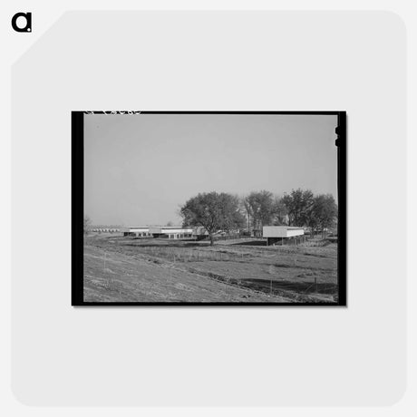 アートポストカード-Yuba City Farm Workers' Camp
 - ラッセル リー Postcard.