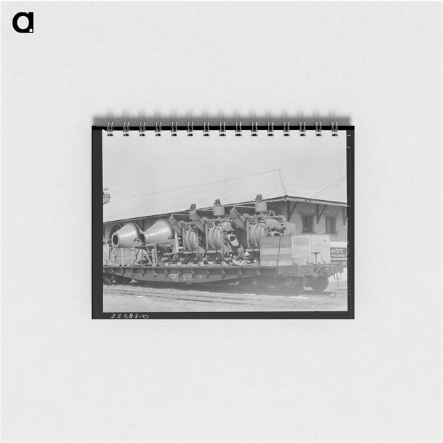 アートメモ帳-Concrete Mixers, Eagle Pass
 - ラッセル リー Memo.