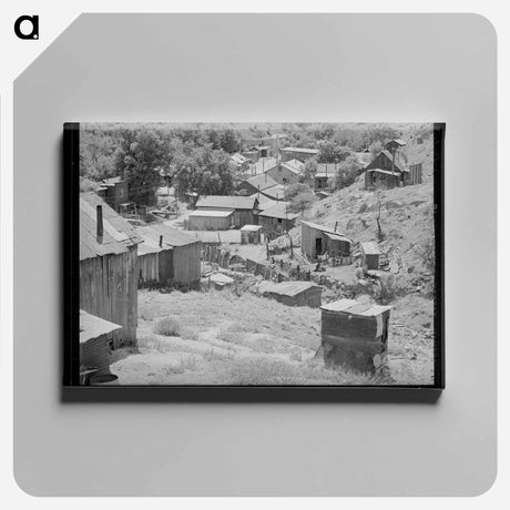 アートパネル-Miners' Homes at Mogollon
 - ラッセル リー Canvas.