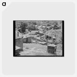 アートポストカード-Miners' Homes at Mogollon
 - ラッセル リー Postcard.
