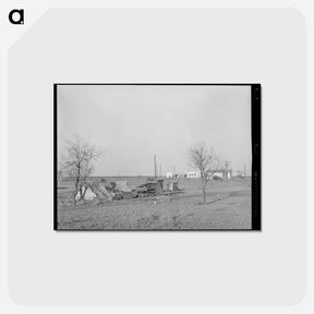 アートポストカード-Camp of Mexican Laborers
 - ラッセル リー Postcard.
