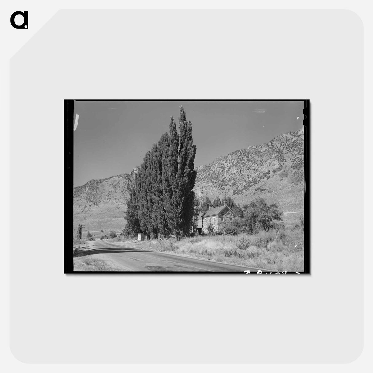 アートポストカード-Rural Scene, Box Elder County
 - ラッセル リー Postcard.
