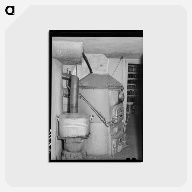 アートポストカード-Santa Clara Home Furnace
 - ラッセル リー Postcard.