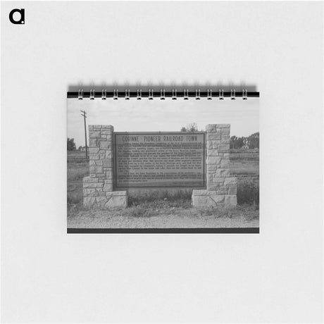 アートメモ帳-Corinne, Utah Roadside Sign
 - ラッセル リー Memo.