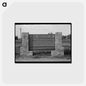 アートポストカード-Corinne, Utah Roadside Sign
 - ラッセル リー Postcard.
