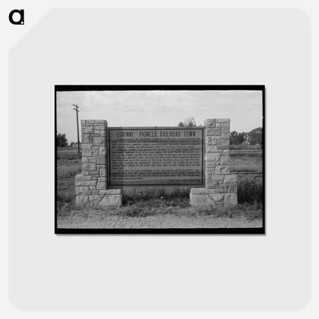 アートポストカード-Corinne, Utah Roadside Sign
 - ラッセル リー Postcard.
