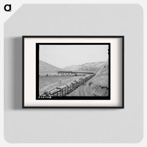 アートポスター-Logging Train, Spalding Junction
 - ラッセル リー Poster.