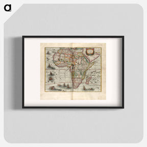 アートポスター-Africae nova tabula
 - ボストン公共図書館 Poster.