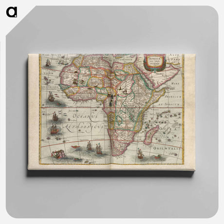アートパネル-Africae nova tabula
 - ボストン公共図書館 Canvas.