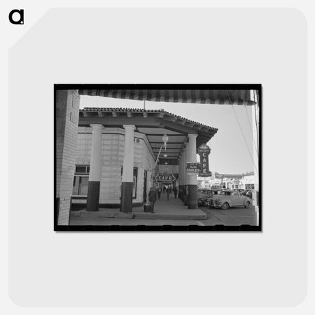 アートポストカード-Street Scene, Yuma, Arizona
 - ラッセル リー Postcard.