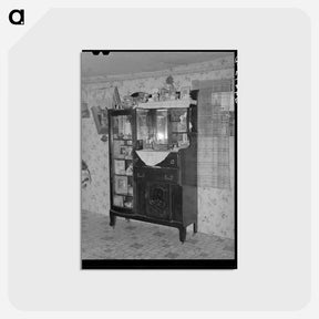 アートポストカード-Taos County Sideboard
 - ラッセル リー Postcard.