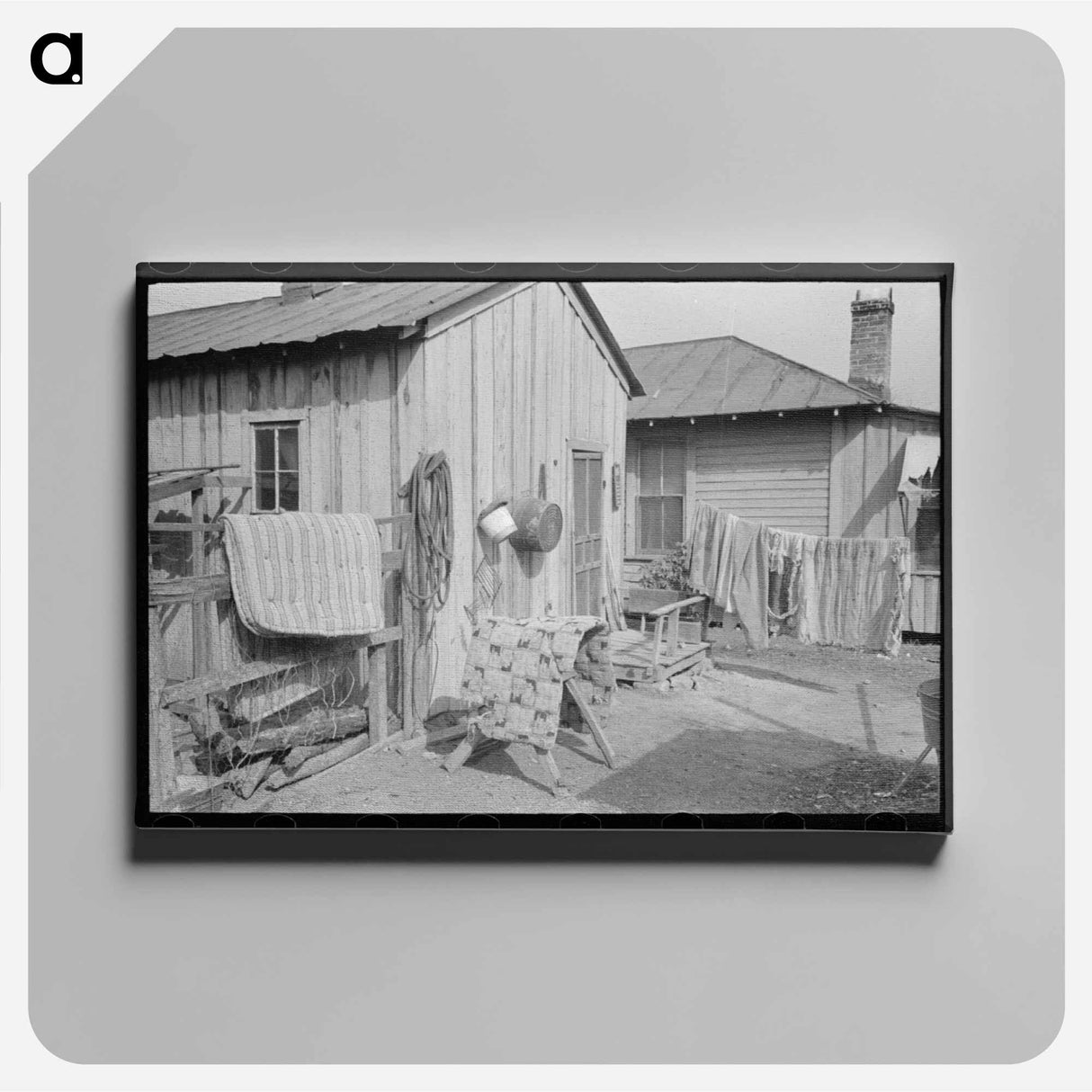 アートパネル-Mexican Corral Detail
 - ラッセル リー Canvas.
