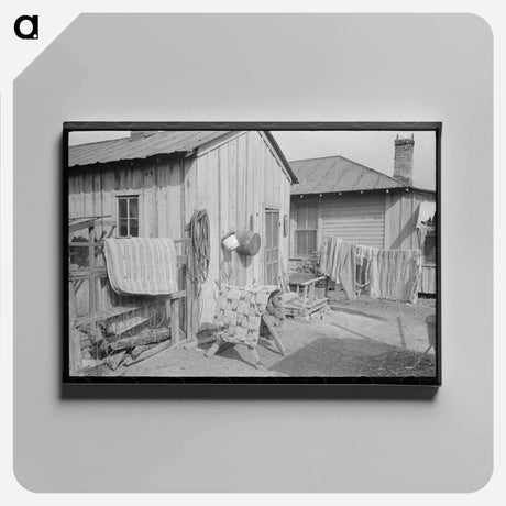 アートパネル-Mexican Corral Detail
 - ラッセル リー Canvas.