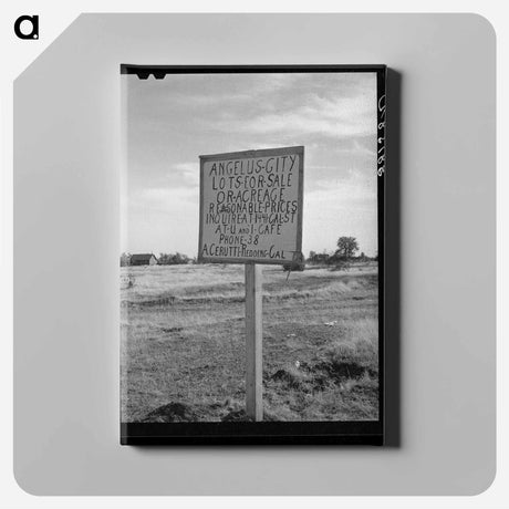 アートパネル-Angelus City Sign
 - ラッセル リー Canvas.