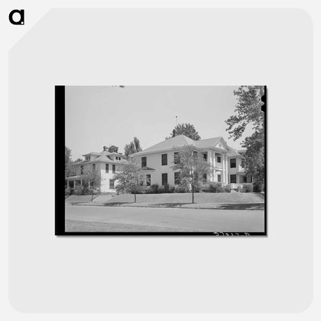 アートポストカード-Houses, Muskogee, Oklahoma
 - ラッセル リー Postcard.