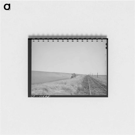アートメモ帳-Wheat Field Railroad
 - ラッセル リー Memo.