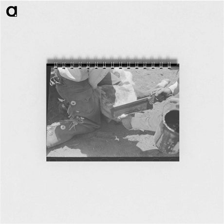 アートメモ帳-Calf Dehorning
 - ラッセル リー Memo.