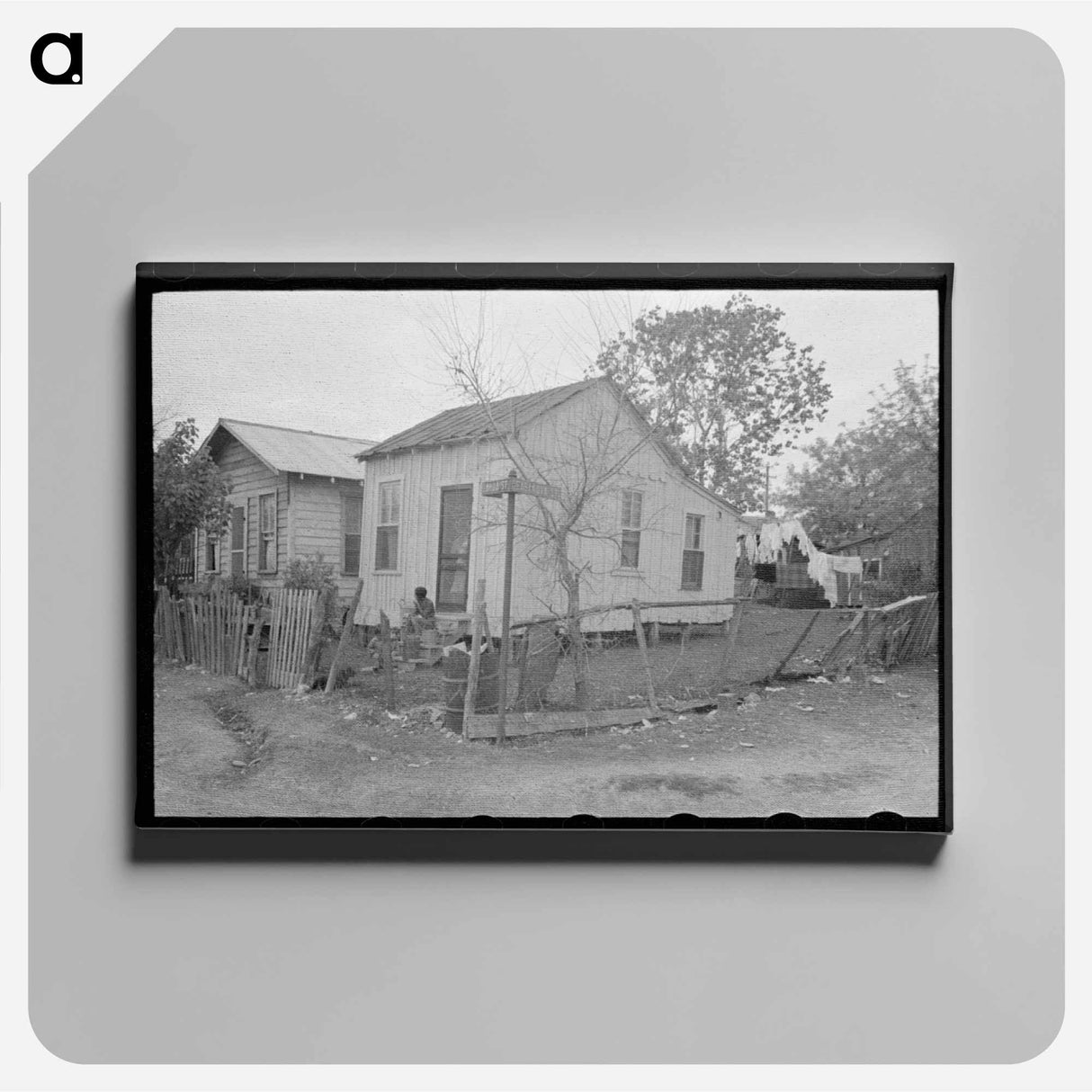 アートパネル-Better Houses in the Mexican Quarter
 - ラッセル リー Canvas.