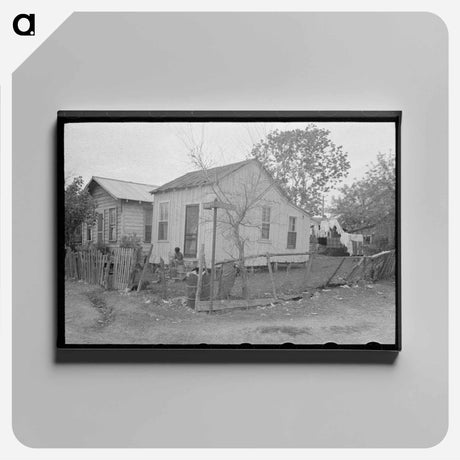 アートパネル-Better Houses in the Mexican Quarter
 - ラッセル リー Canvas.