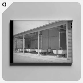 アートパネル-Laundry Tubs at Sinton
 - ラッセル リー Canvas.