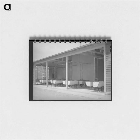 アートメモ帳-Laundry Tubs at Sinton
 - ラッセル リー Memo.