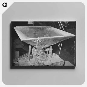 アートパネル-Corn Hopper, Taylor, Texas
 - ラッセル リー Canvas.