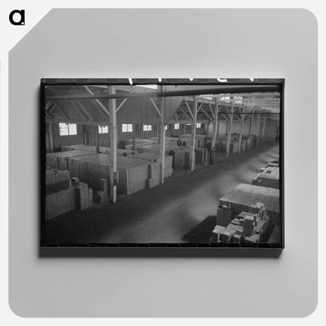 アートパネル-Canned Salmon Warehouse
 - ラッセル リー Canvas.